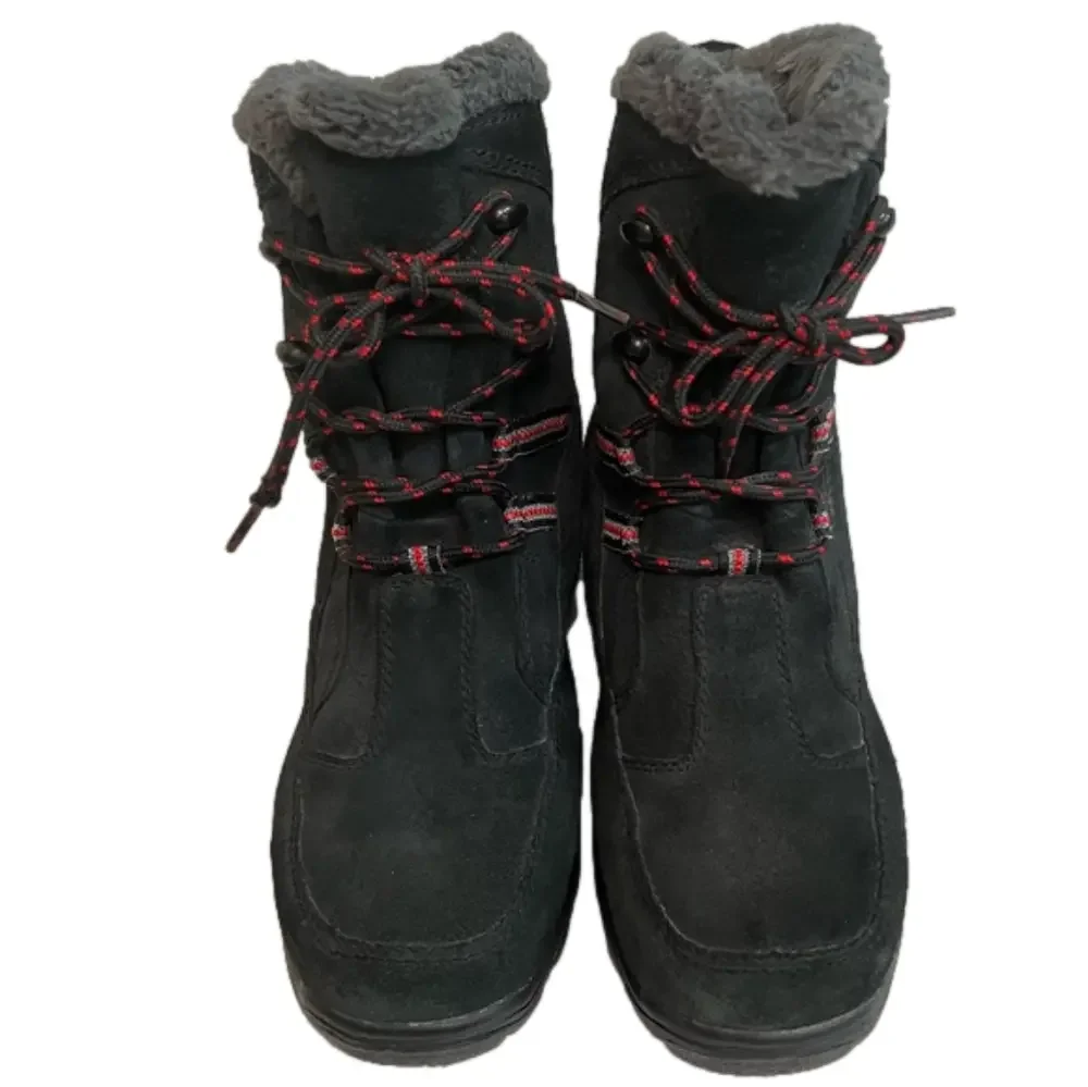 Sorel Icefall Lace Women’s fleece lined suede waterproof snow boots, size 7